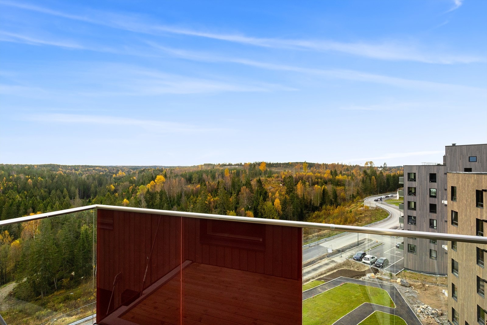 Utsikt fra terassen Galleribilde