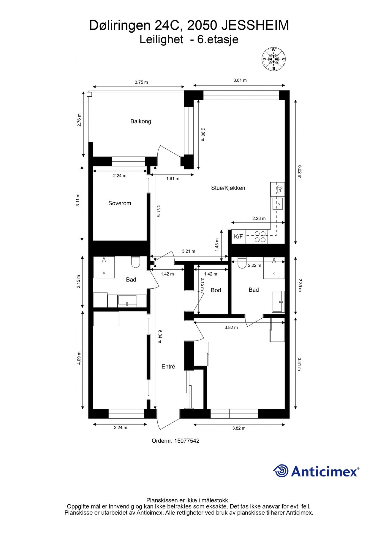 Plantegning. Galleribilde