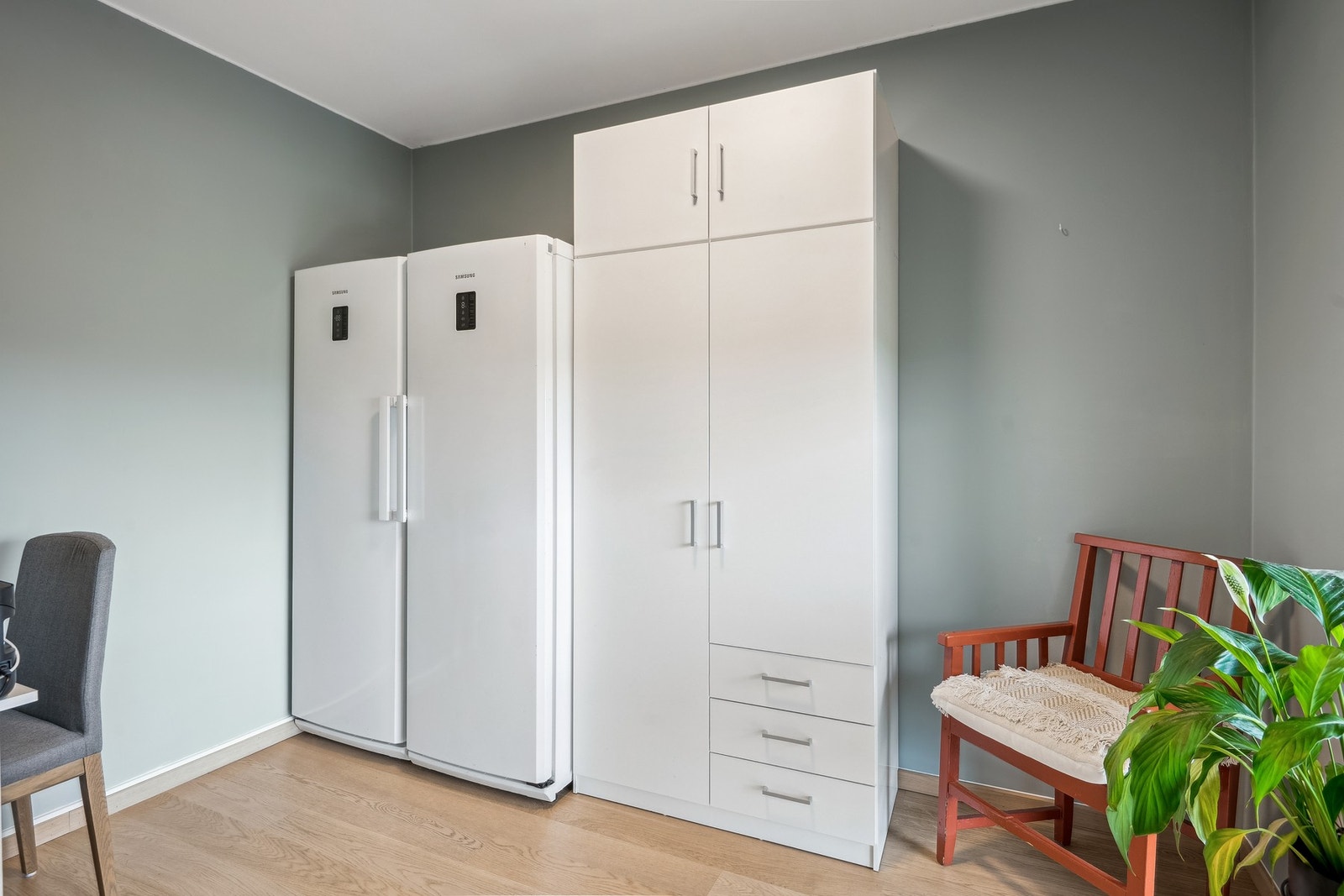 Det minste av soverommene egner seg godt som barnerom, hobbyrom eller kontor. Galleribilde