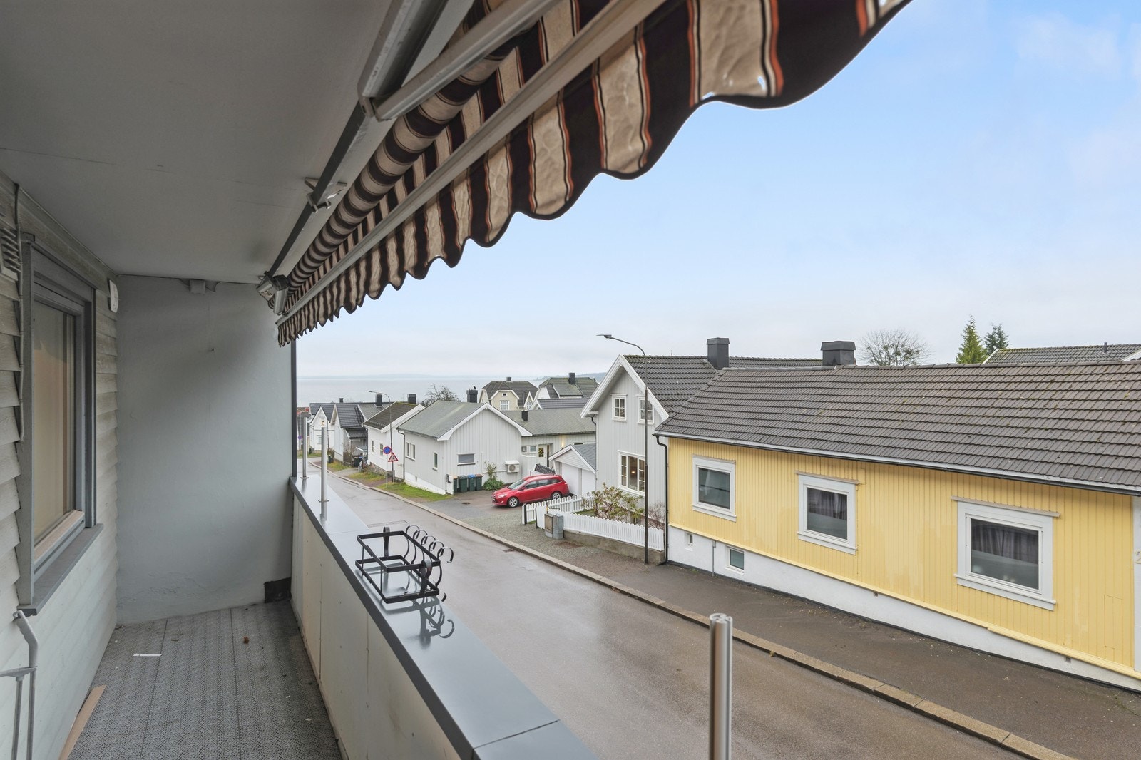 Balkong med sjøutsikt Galleribilde