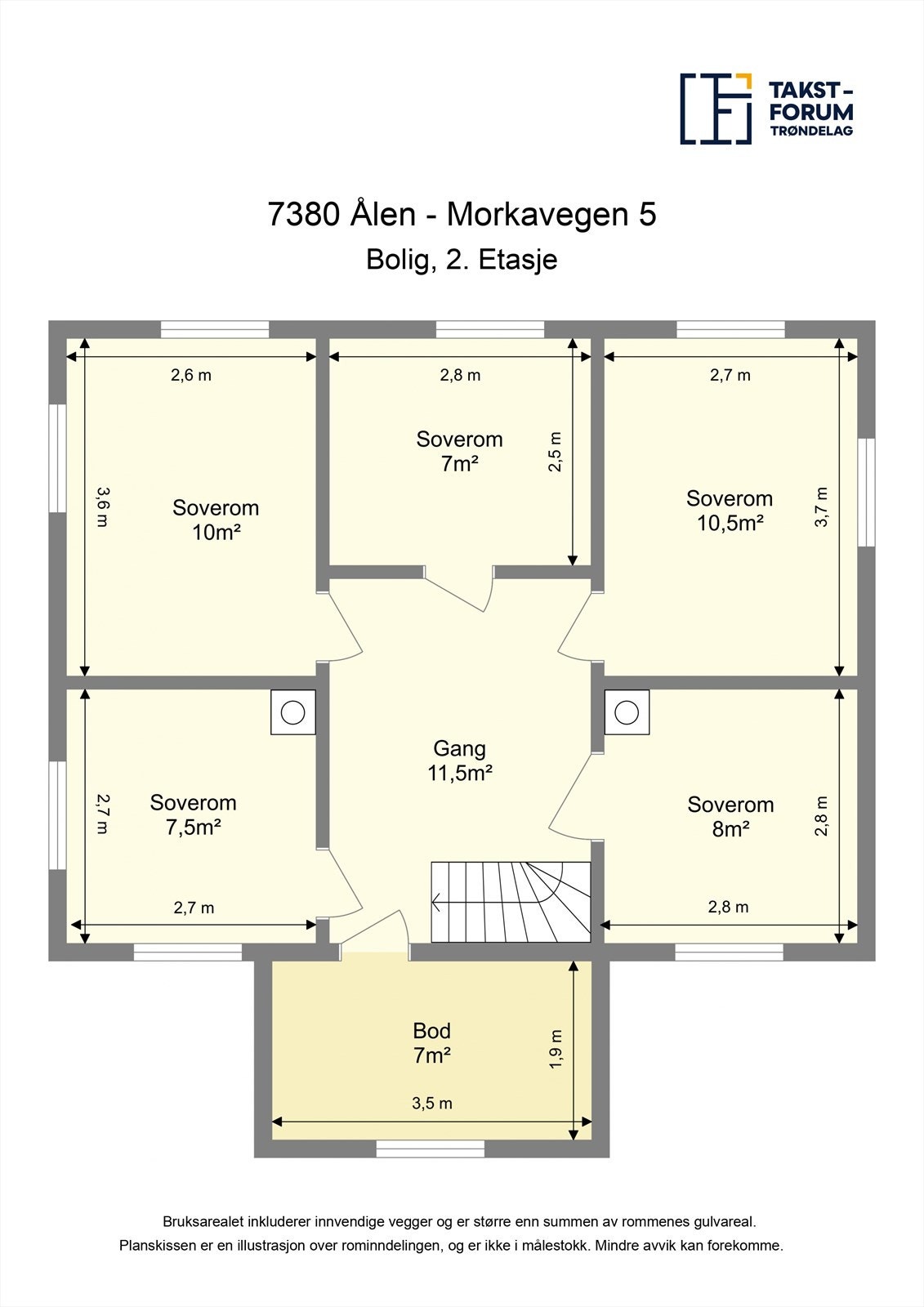 Plantegning - 2. Etasje Galleribilde