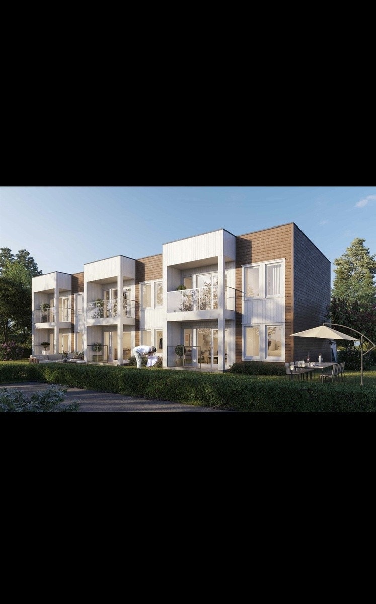 Moderne leiligheter, illustrert bilde Galleribilde