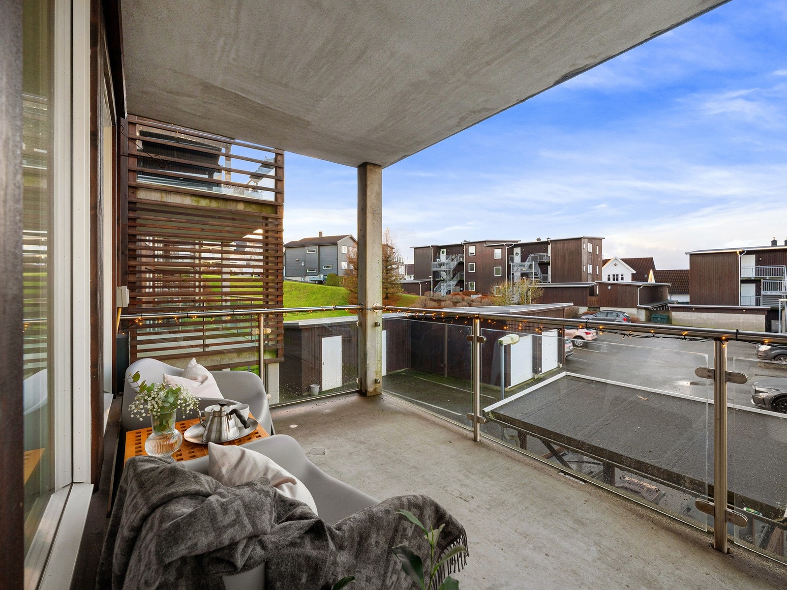 Her kan man nyte av gode solforhold. Galleribilde