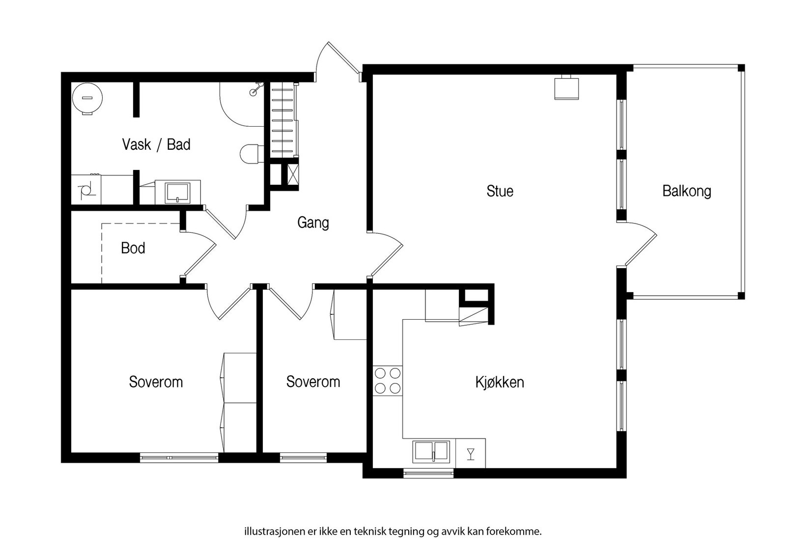 Plantegning. Galleribilde