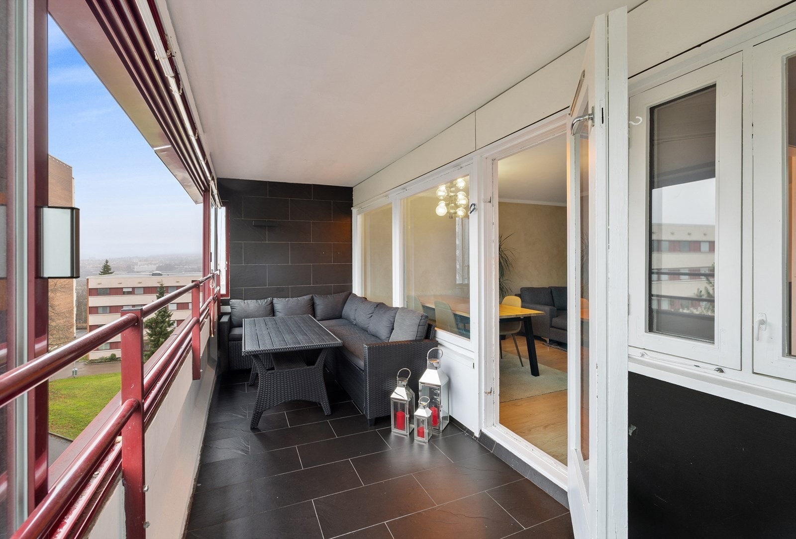 Perfekt sted å nyte middager på de varme dagene. Galleribilde