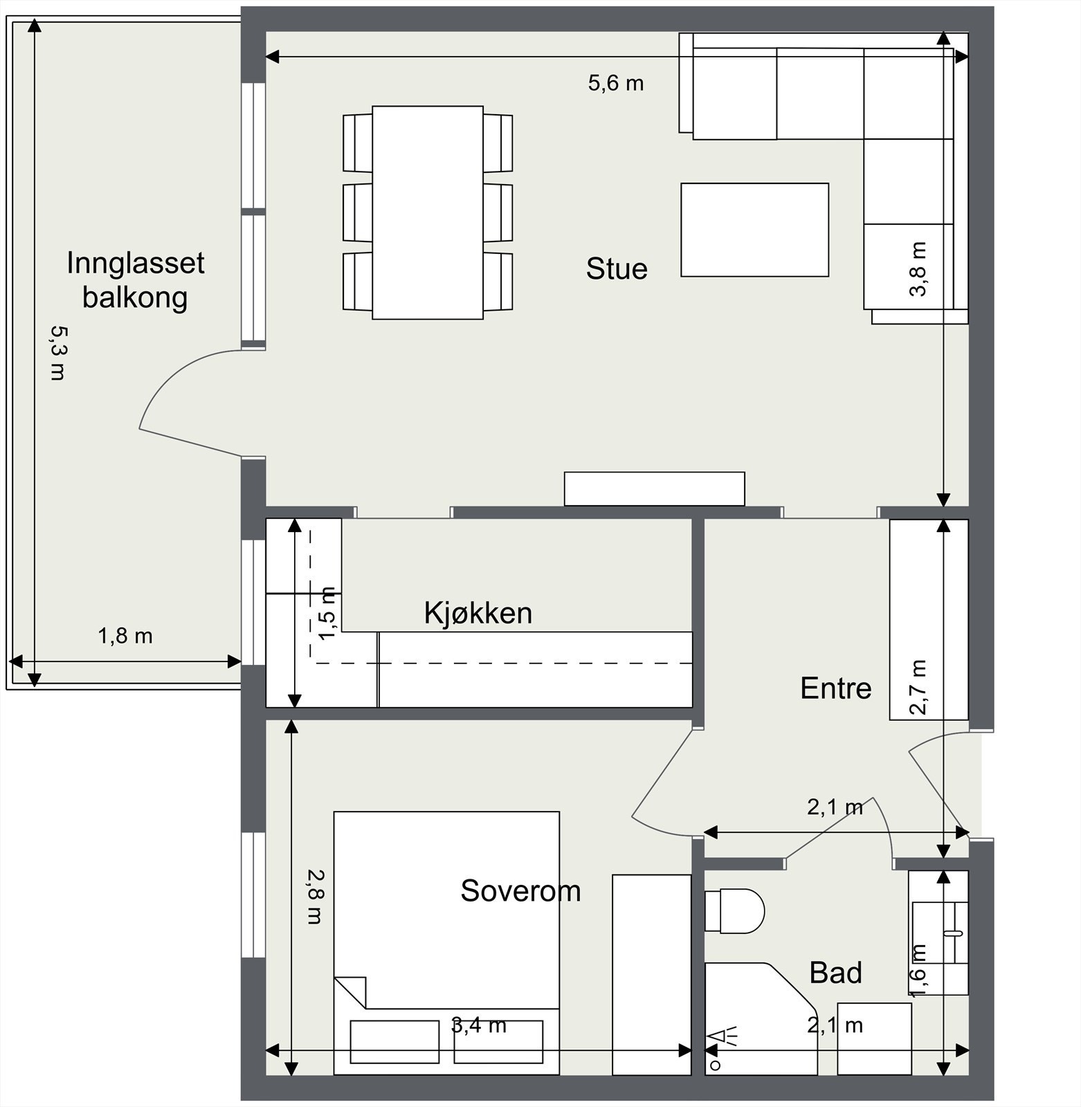 Plantegning. Galleribilde