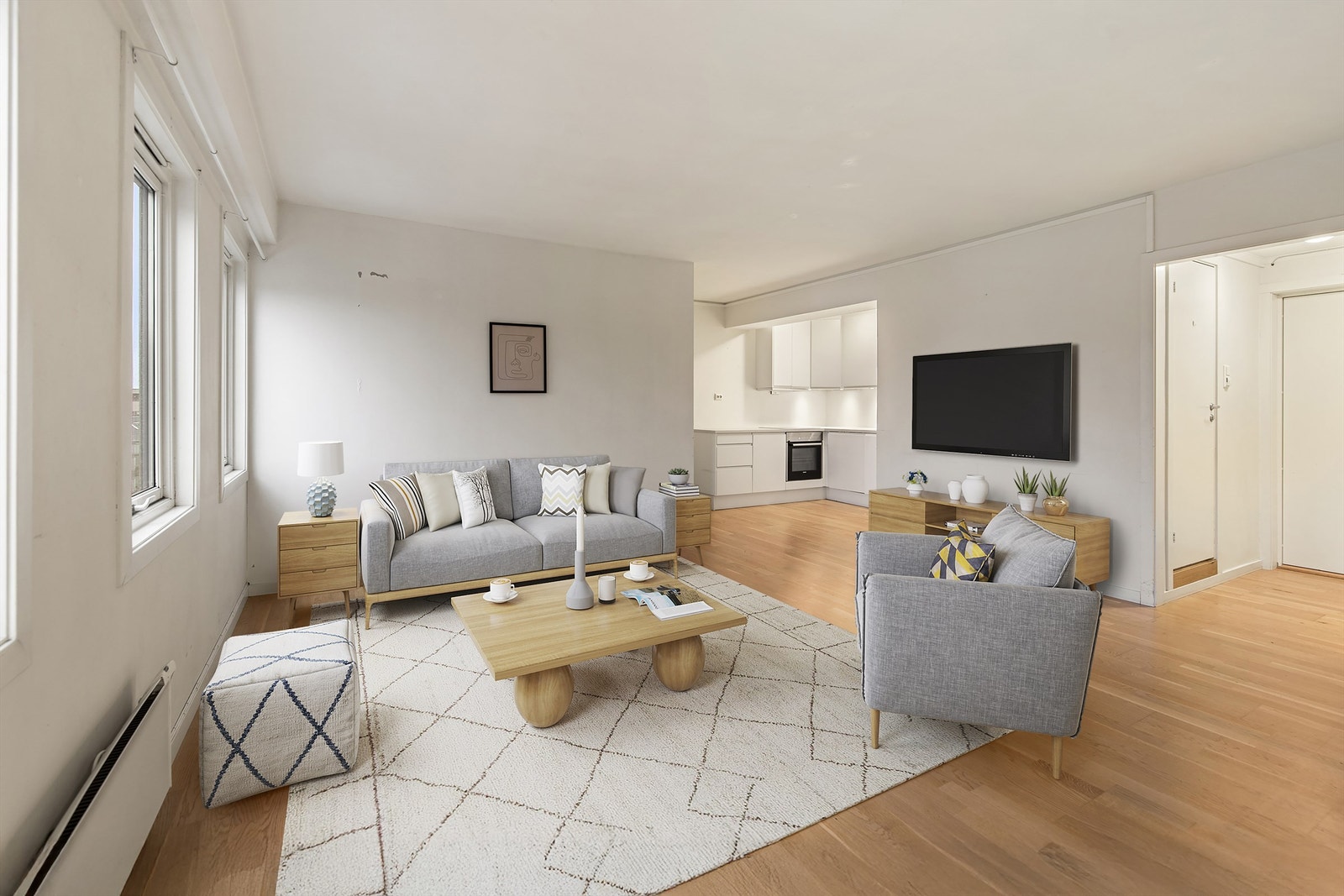 Velkommen til jernbaneplassen og en lekker leilighet i 4.etg Galleribilde