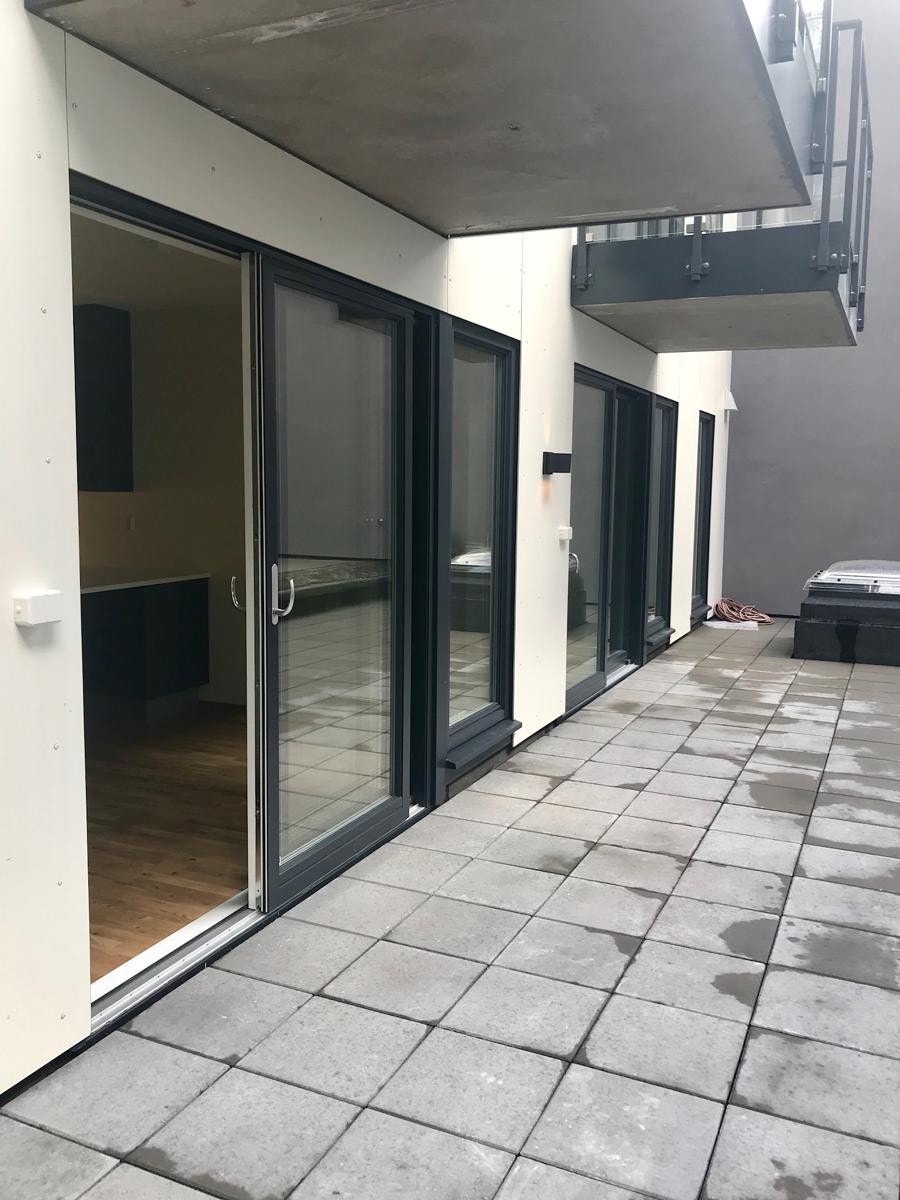 Fint og skjerma uteområde Galleribilde