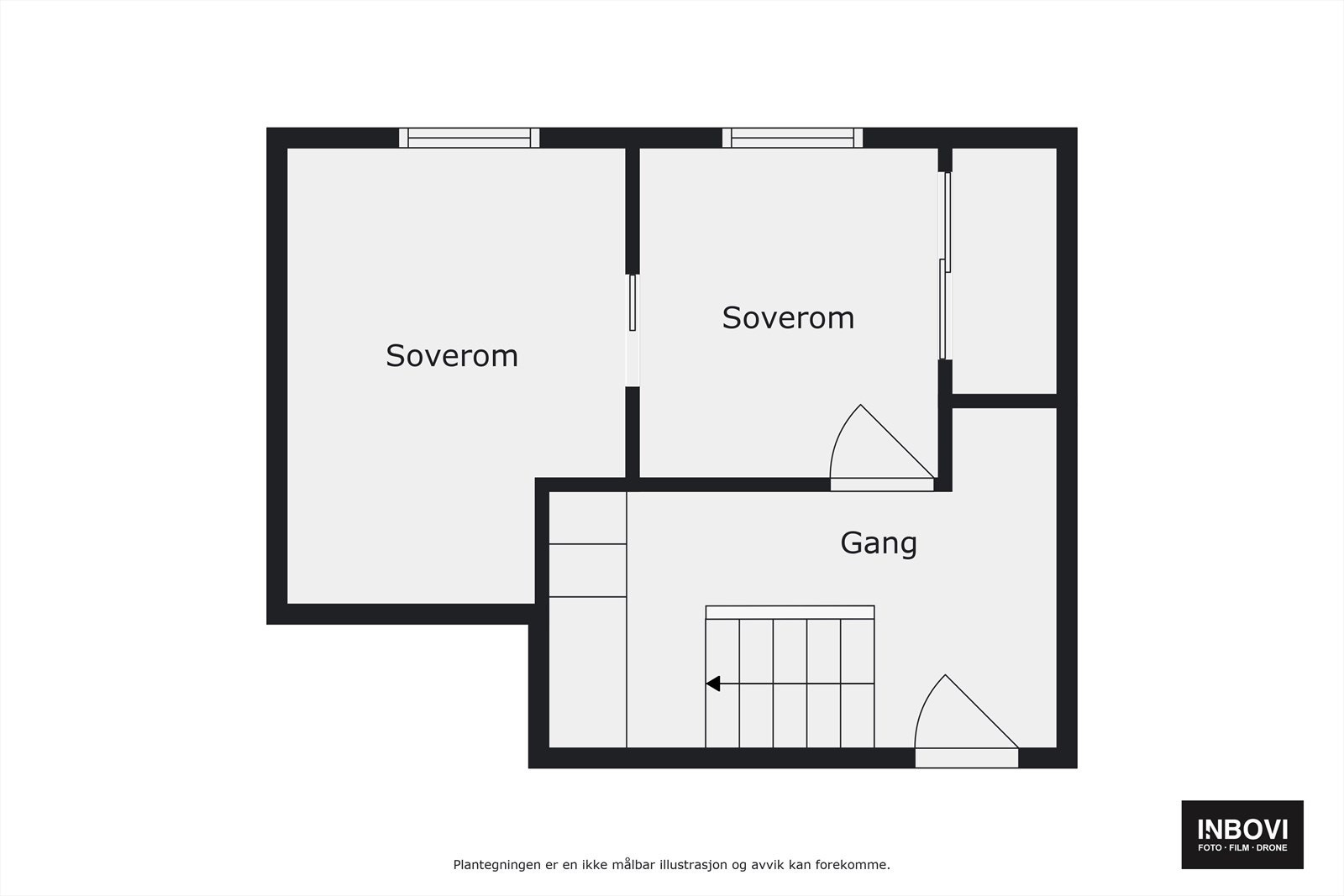 Plantegning 3. etasje Galleribilde
