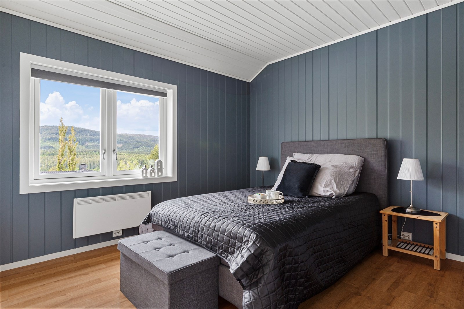 Soverommene er tildelt arealer på henholdsvis ca. 9, 9,5, 11,5, 13 og 14 kvm. Galleribilde