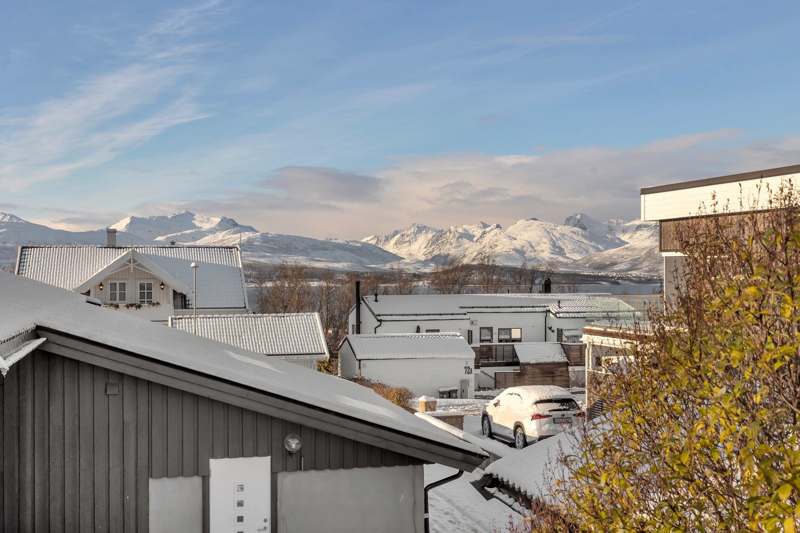 Utsikt fra balkong. Galleribilde