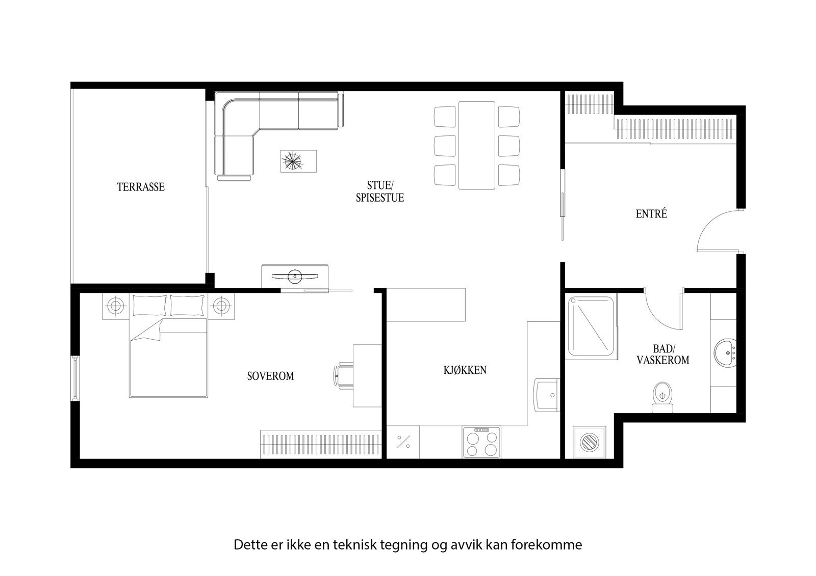Plantegning Galleribilde