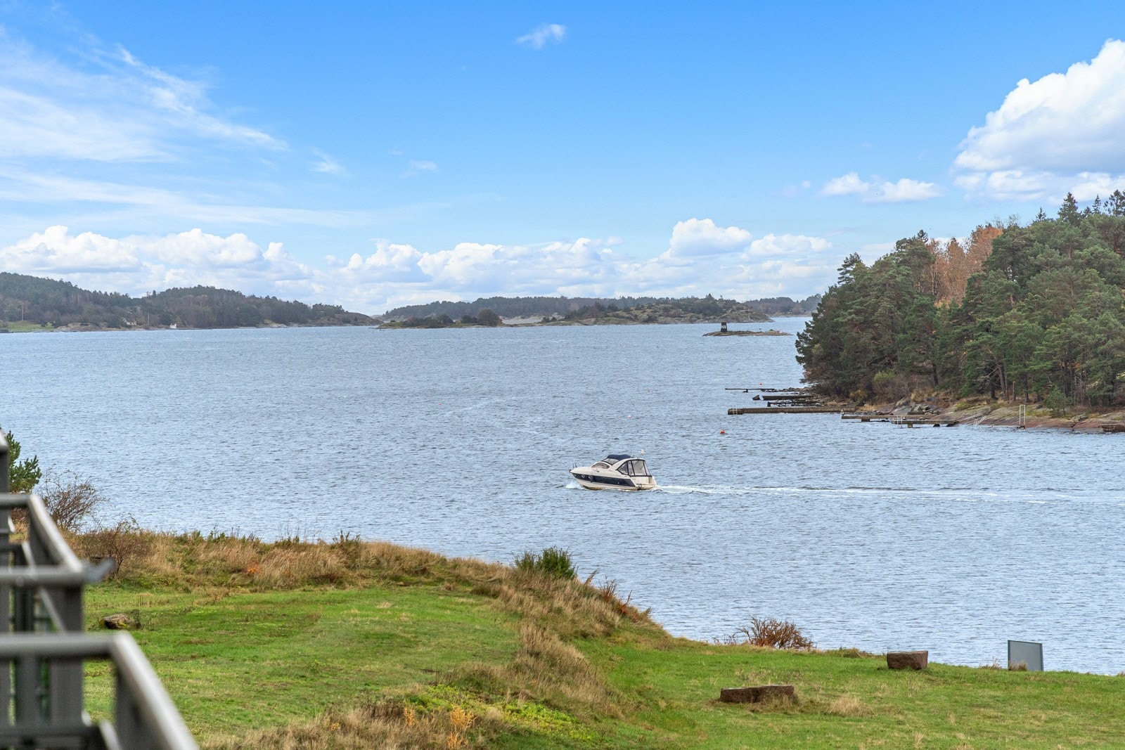 Utsikt fra balkongen Galleribilde