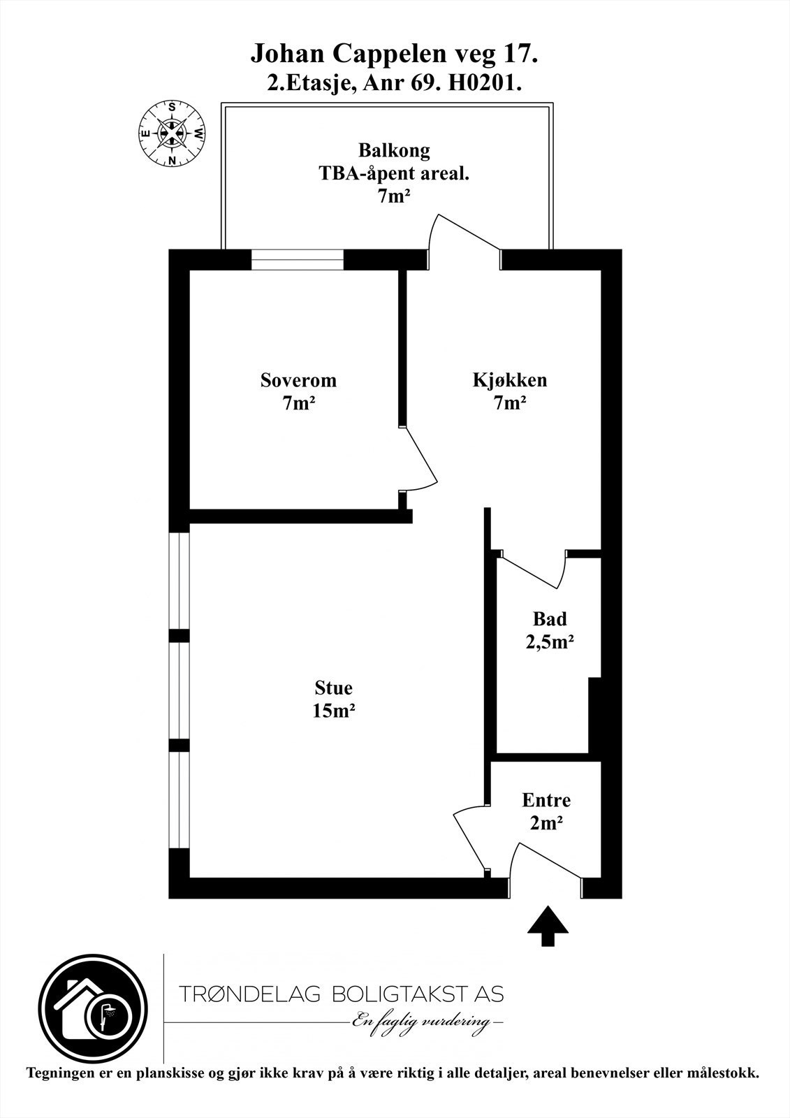 Johan Cappelen veg 17. - 2D - 2.Etasje, Anr 69. H0201. - Letterhead (1).jpg Galleribilde