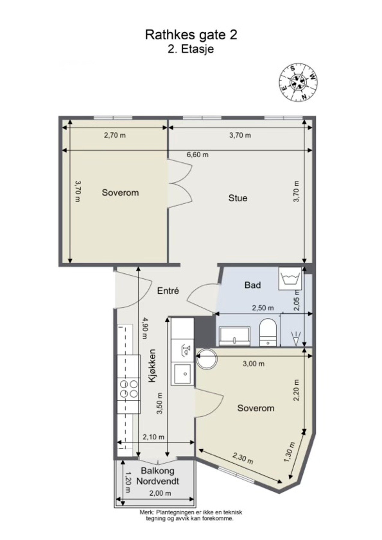 Plantegning. Skissen er kun til illustrasjon og avvik kan forekomme. Galleribilde