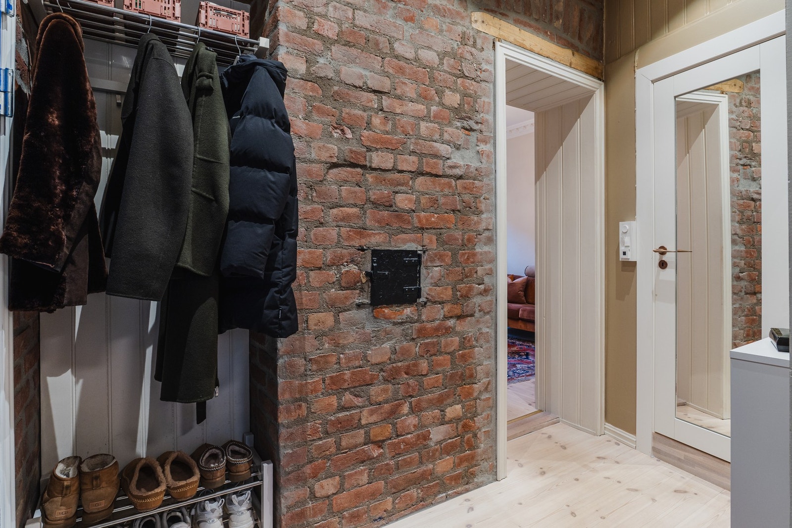 Også her er det sjarmerende teglstensdetaljer. Galleribilde