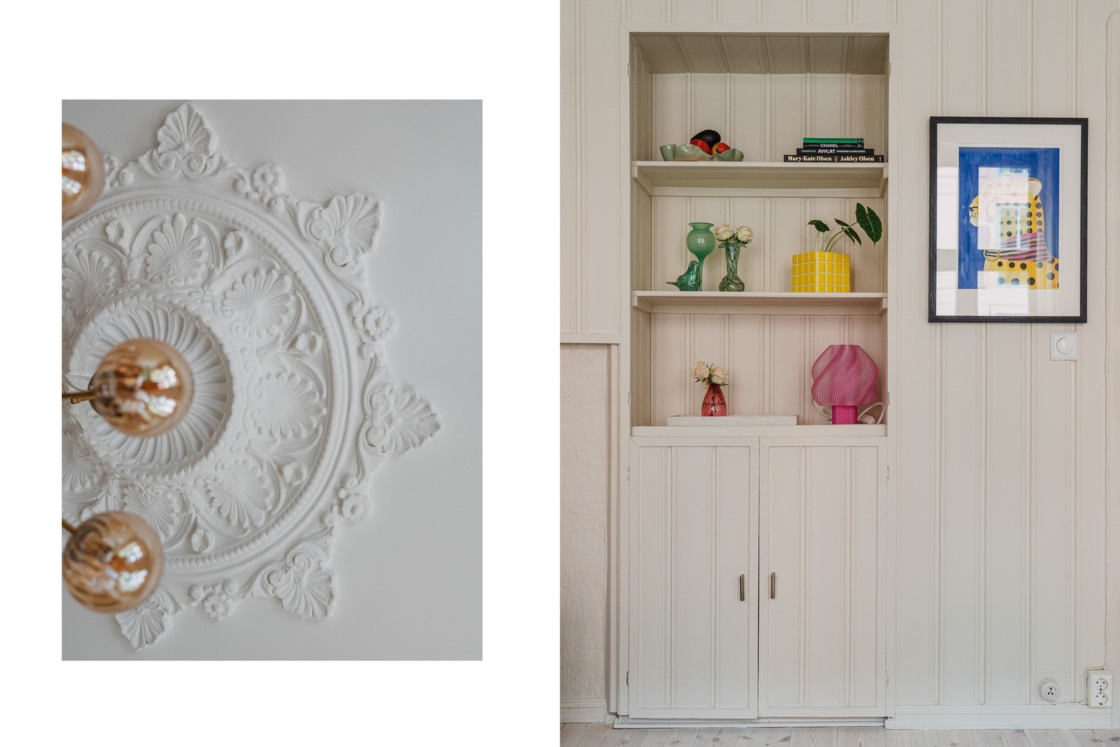 Smakfulle detaljer som gir leiligheten sjel og sjarm. Galleribilde