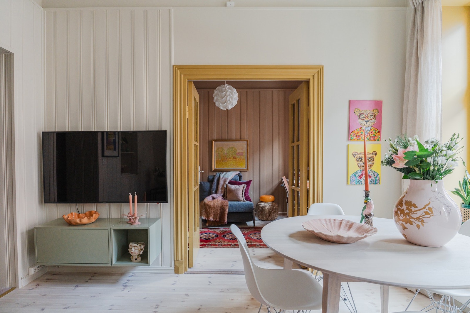 Etterspurt planløsning med to rom på rad. Galleribilde