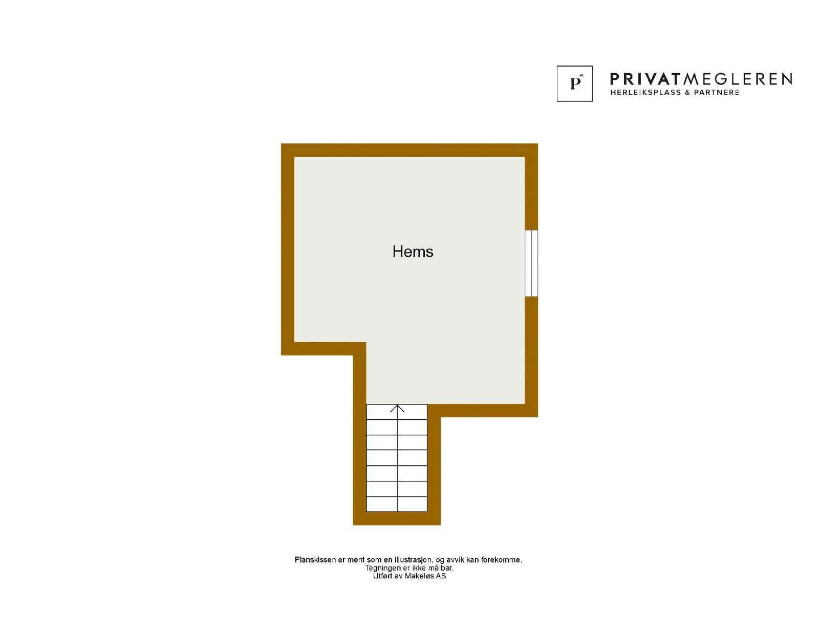 Plantegning hems. Avvik kan forekomme. Galleribilde