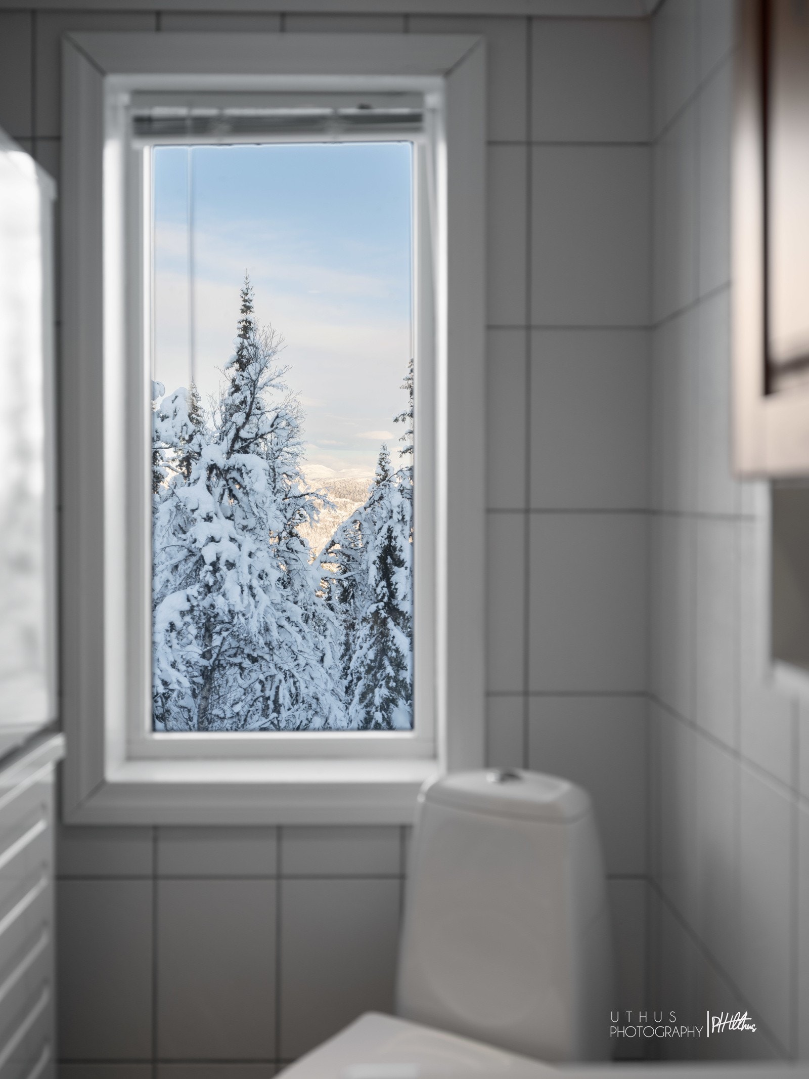 Til og med fra do kan man nytes utsikten og soloppgangen. Galleribilde