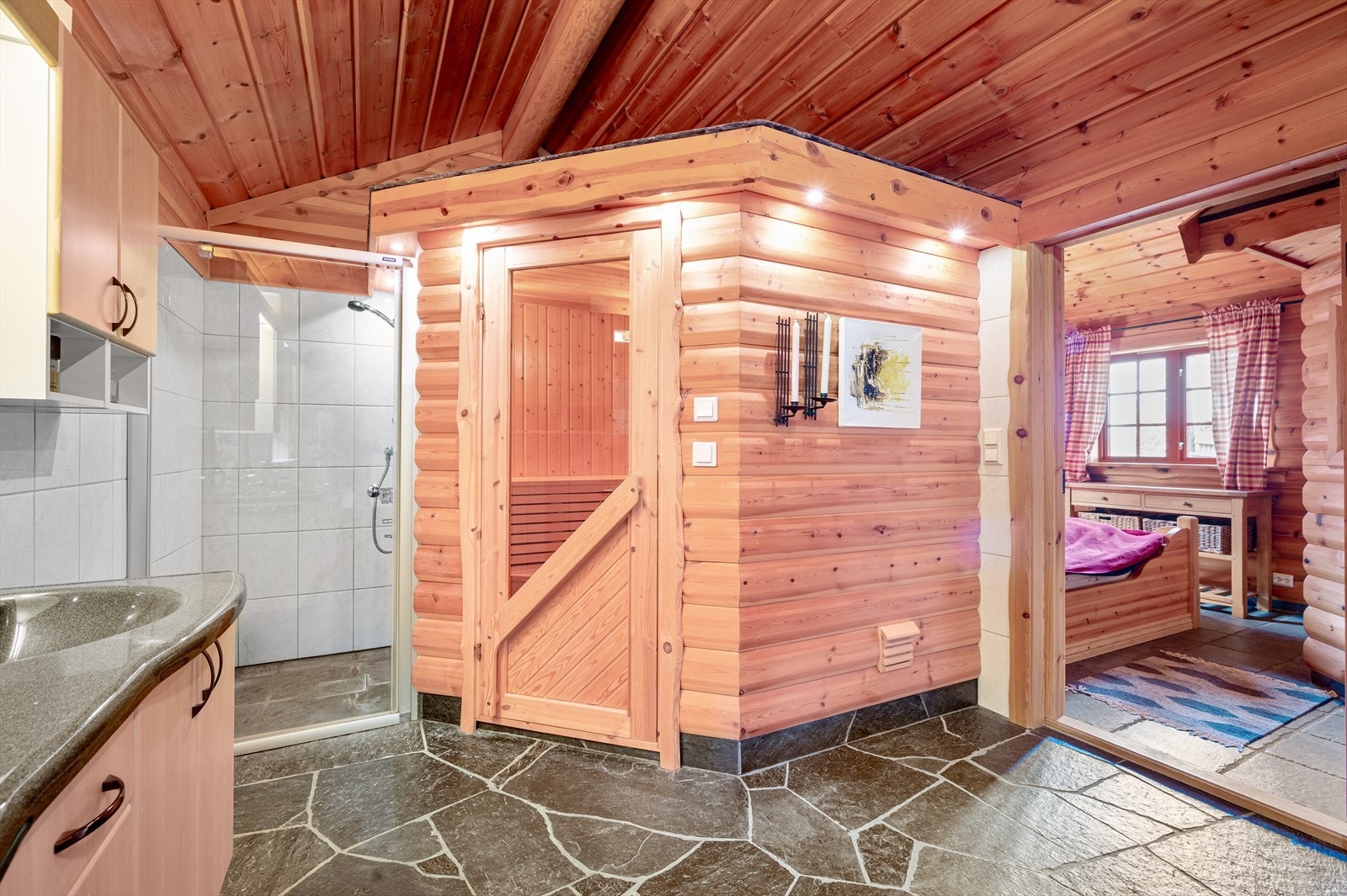 Her er det tilgang til en flott badstue Galleribilde