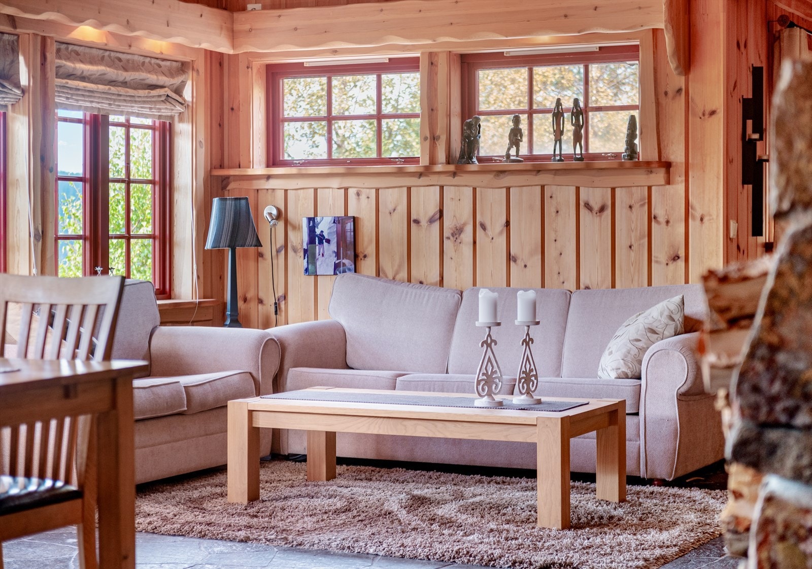 Trekledningen ble beiset i 2023 og det ble montert varmepumpe i 2022 Galleribilde