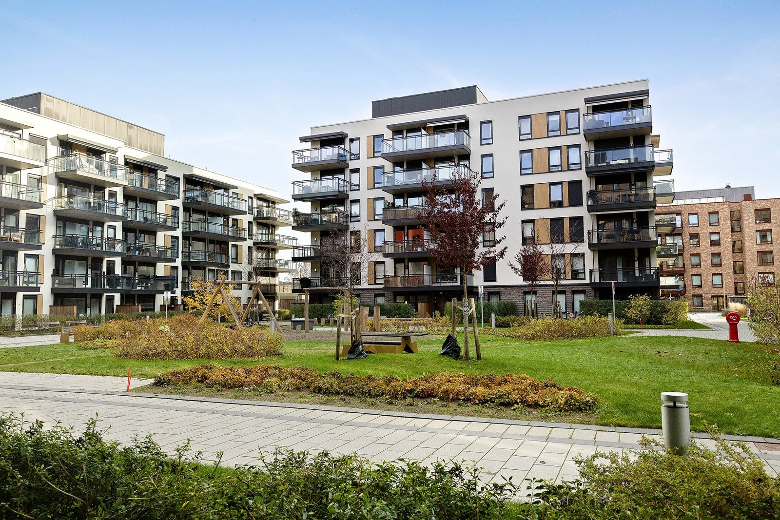 Hyggelig gårdsrom Galleribilde