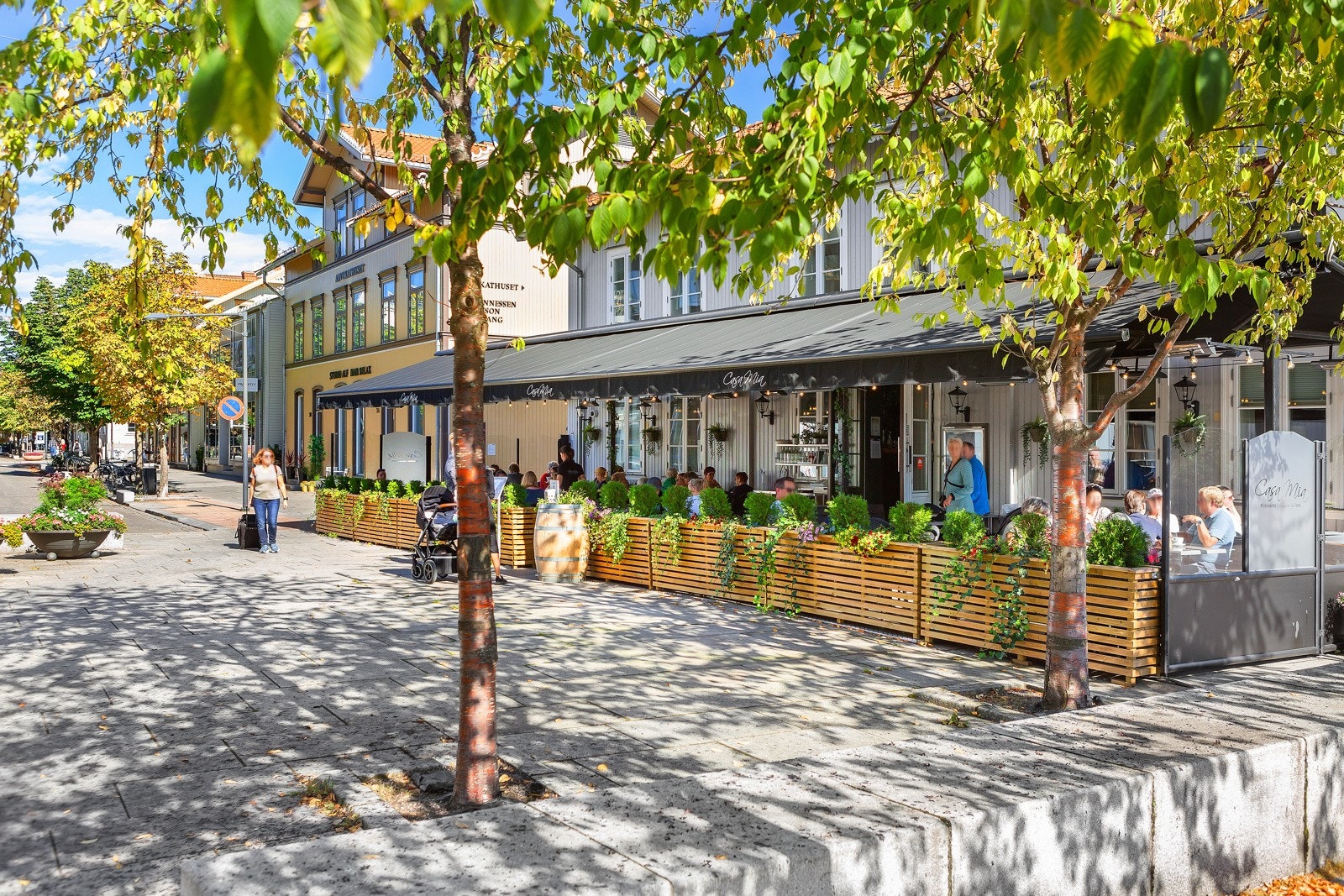 Lillestrøm har et rikt utvalg av restauranter og utesteder. Galleribilde