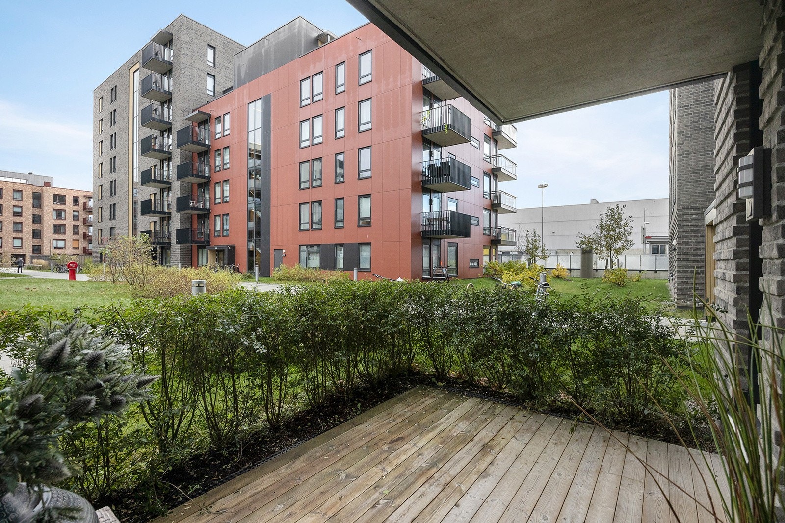 Terrasse fra soverom Galleribilde