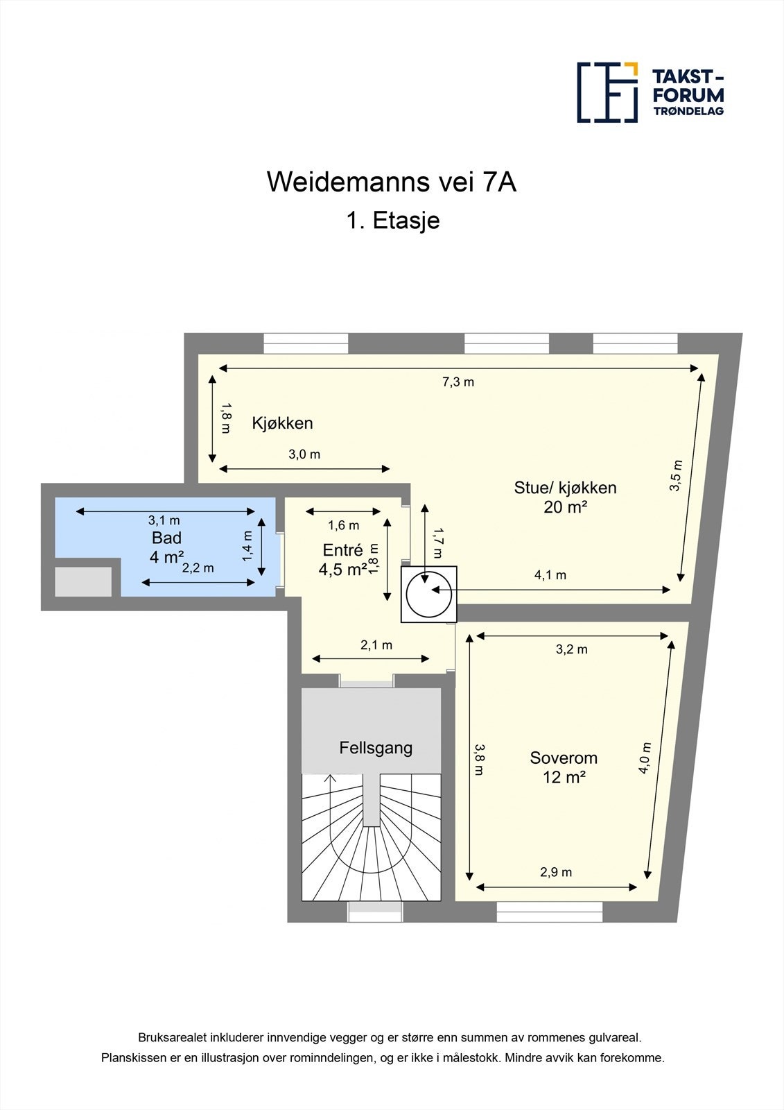 Plantegning. Galleribilde