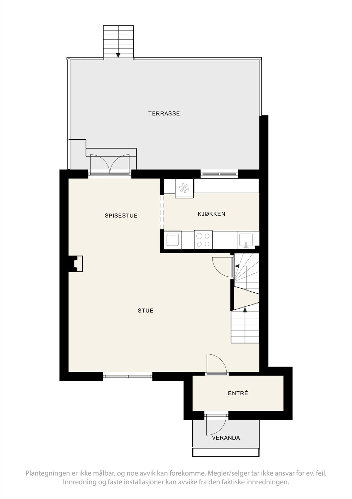Plantegning 1. etg. Galleribilde