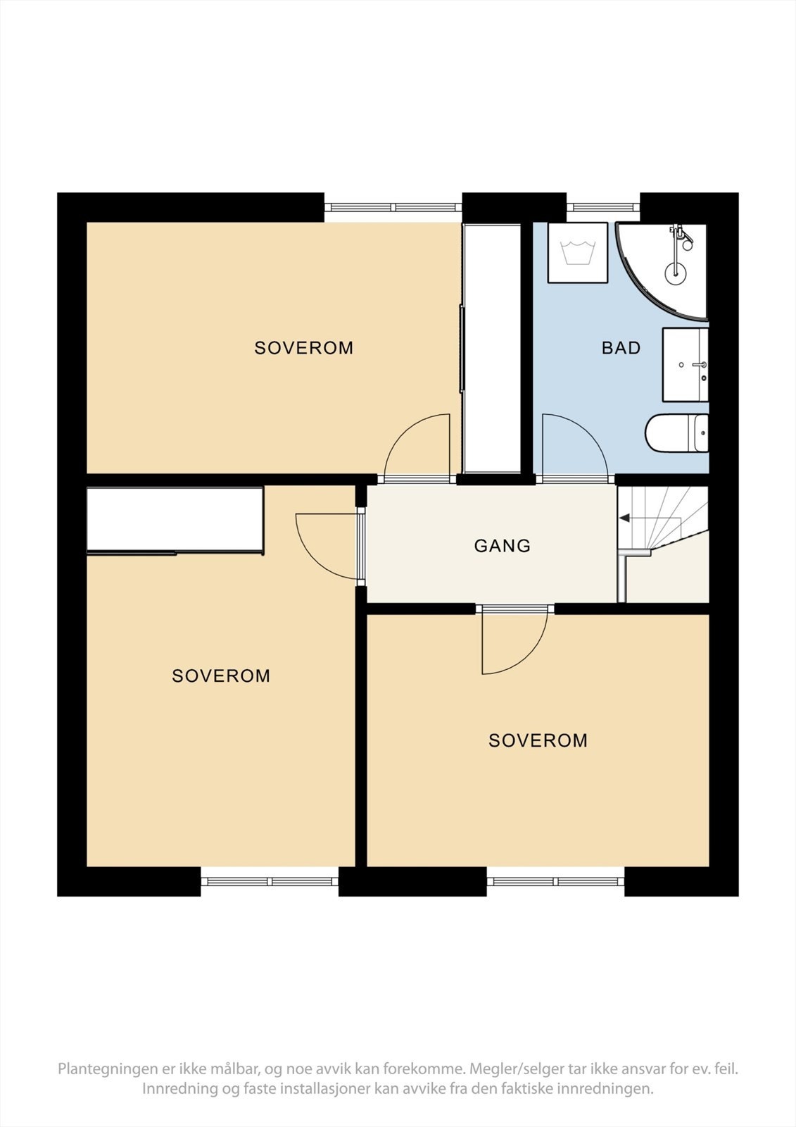 Plantegning 2. etg. Galleribilde