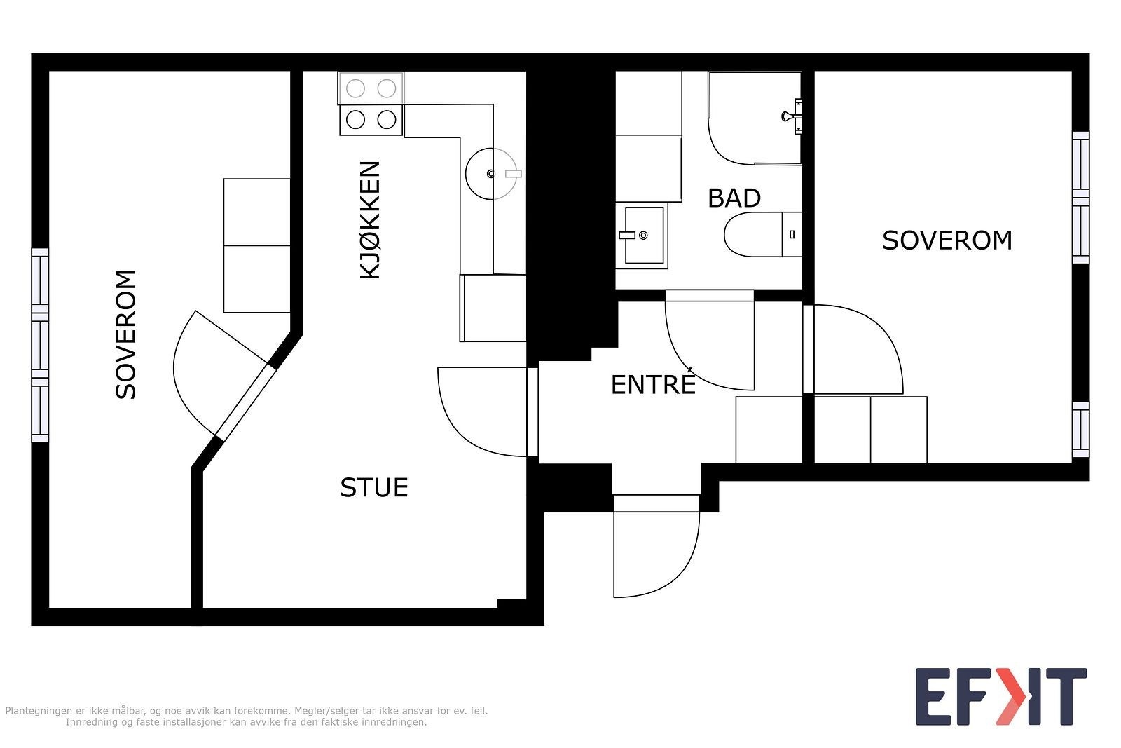 Plantegning Galleribilde