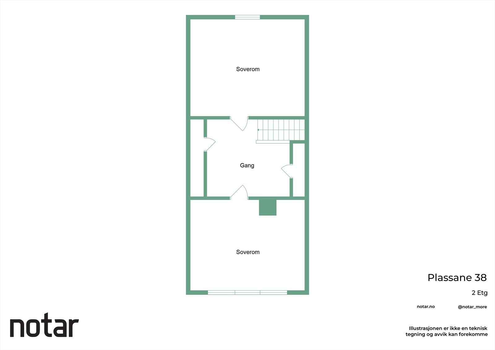 Planskisse loft Galleribilde