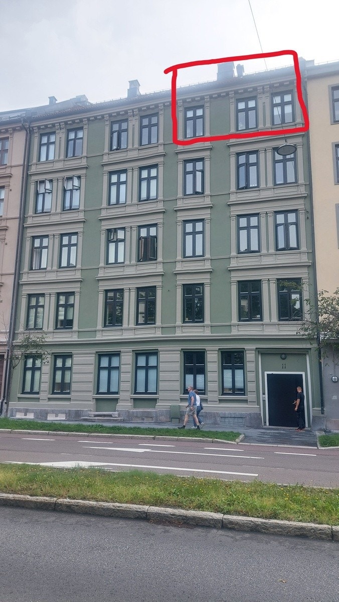 Fasade, nyrehabilitert Galleribilde