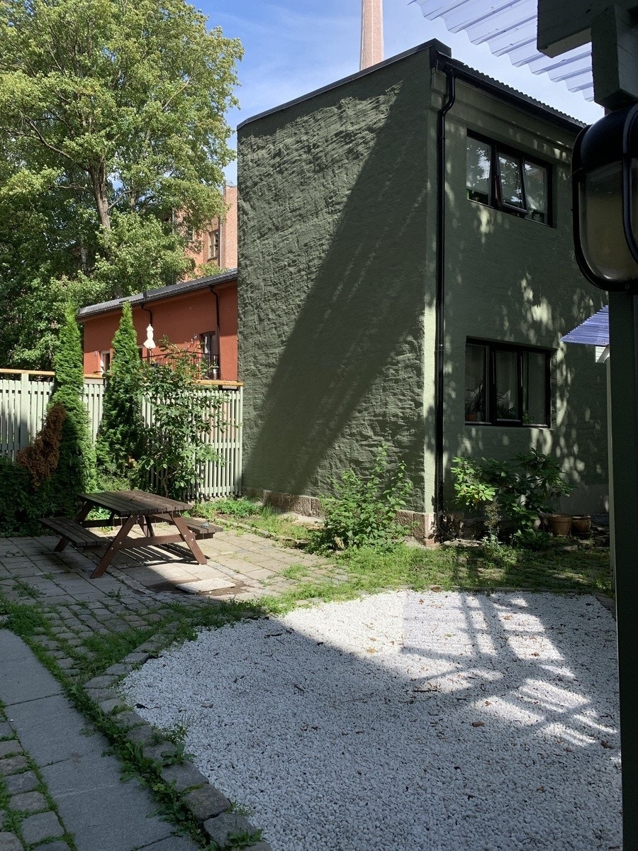 Bakgård Galleribilde