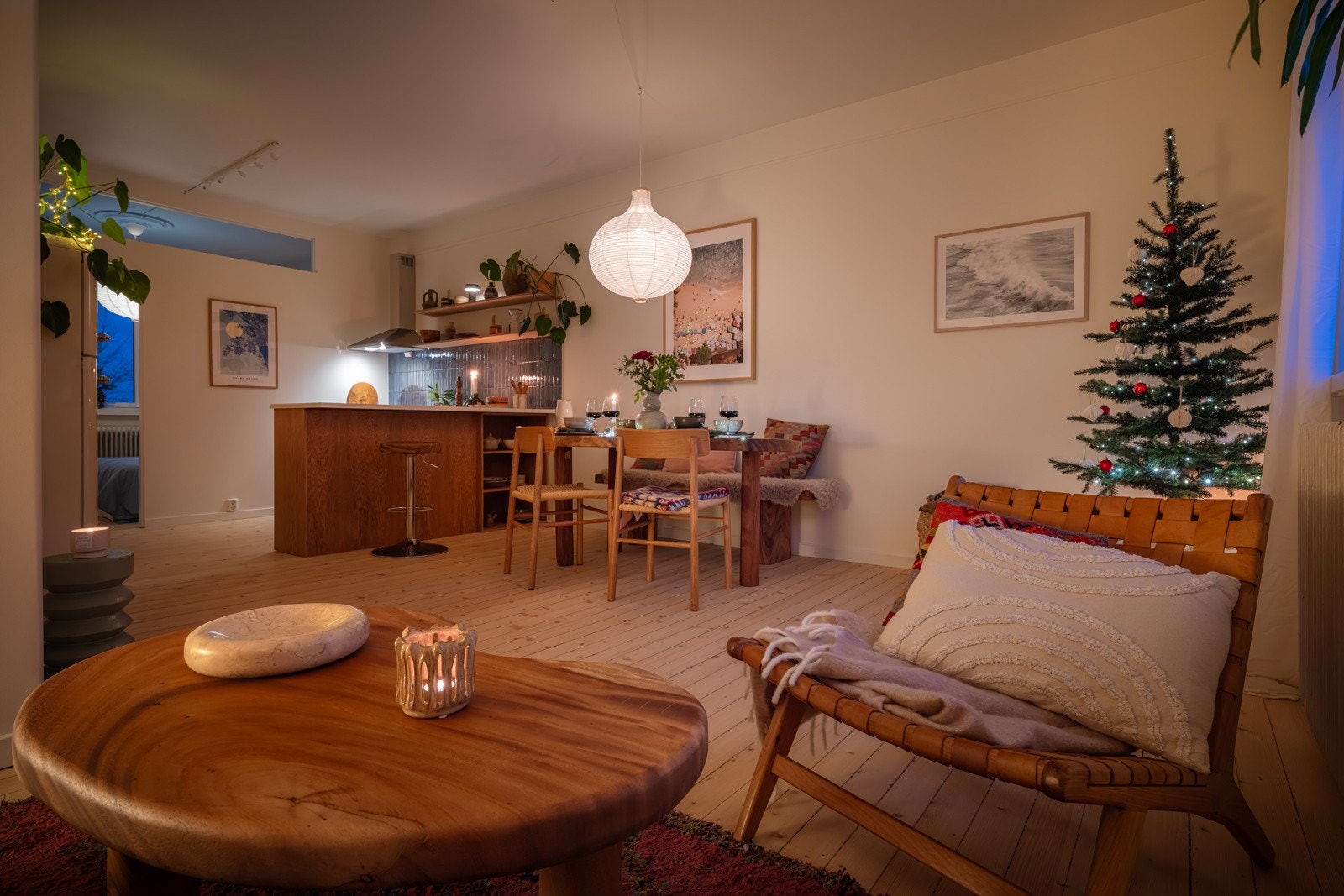 Kveldsstemning i Siloveien 6. Galleribilde