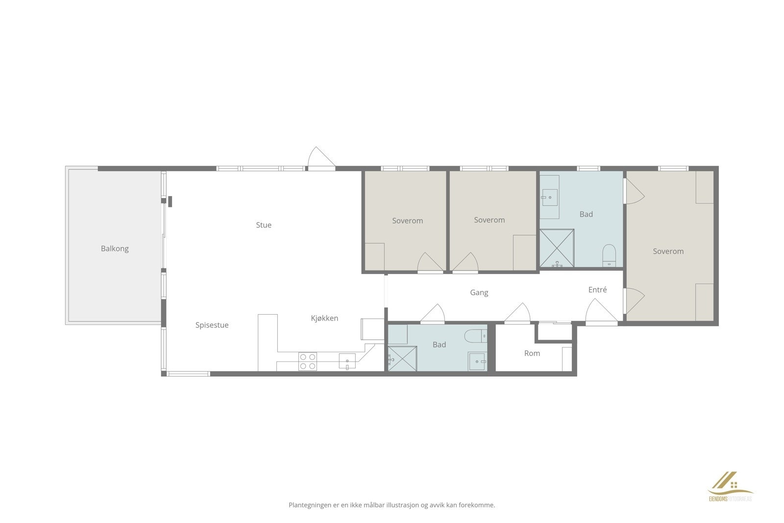 Plantegning Galleribilde