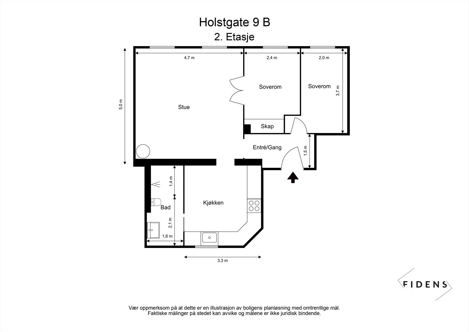 Plantegning Galleribilde