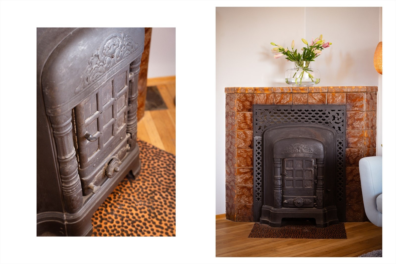 En klassisk, eldre peisovn gir både varme og karakter på kjølige høst- og vinterkvelder. Galleribilde