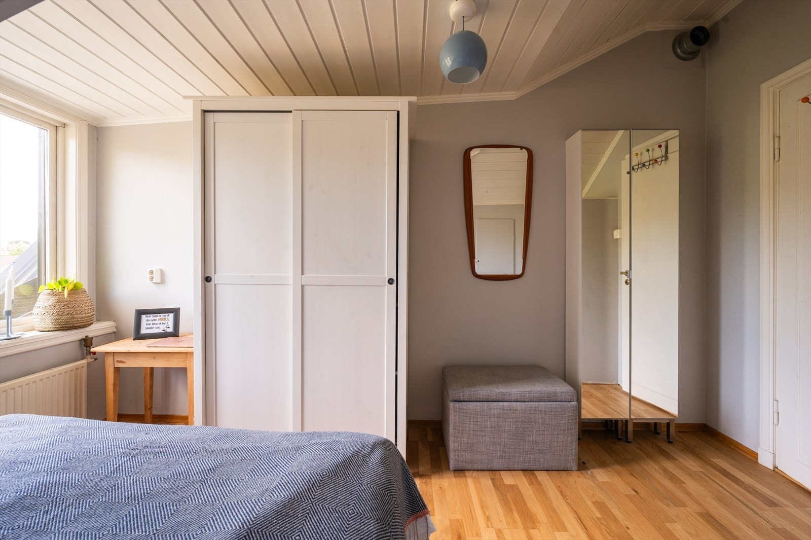 Ellers har rommet plass til kontorpult og garderobeskap - alt etter eget ønske og behov. Galleribilde