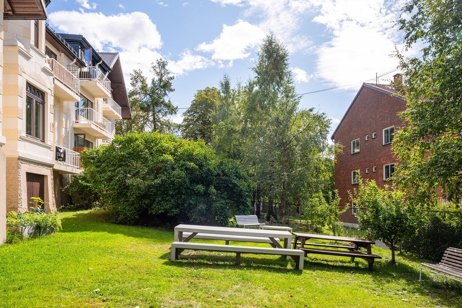 Det finnes også flere sittegrupper til fri benyttelse for beboerne. Galleribilde