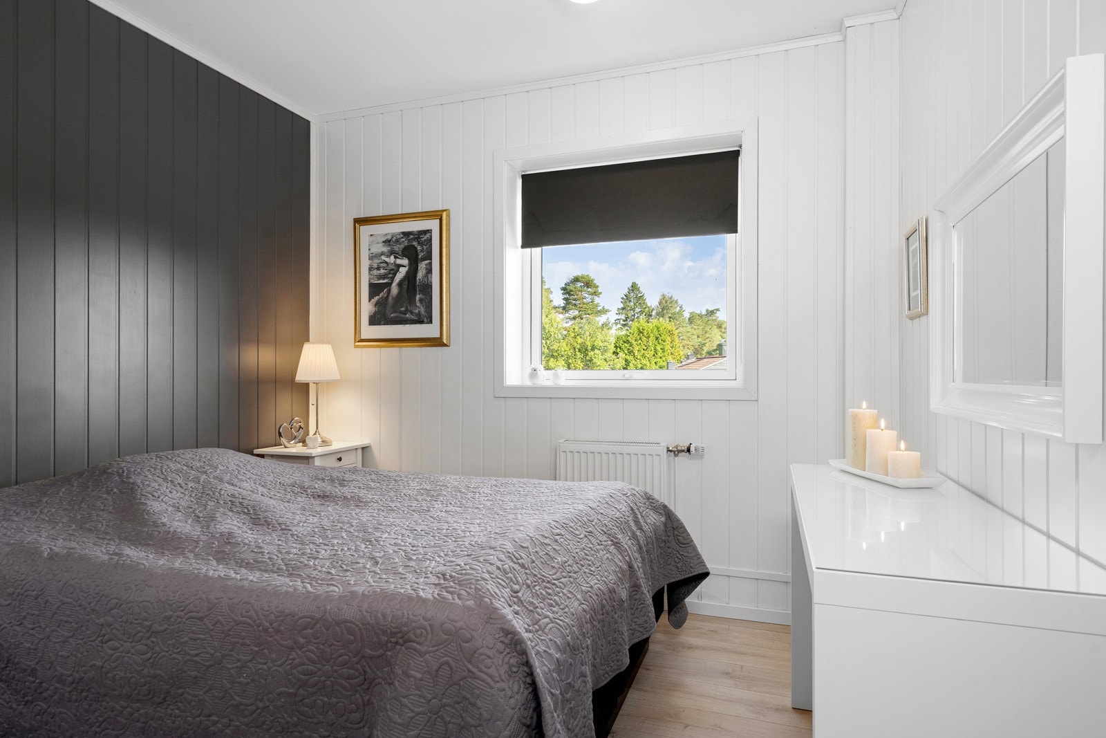 Soverom 1 er pusset opp Galleribilde