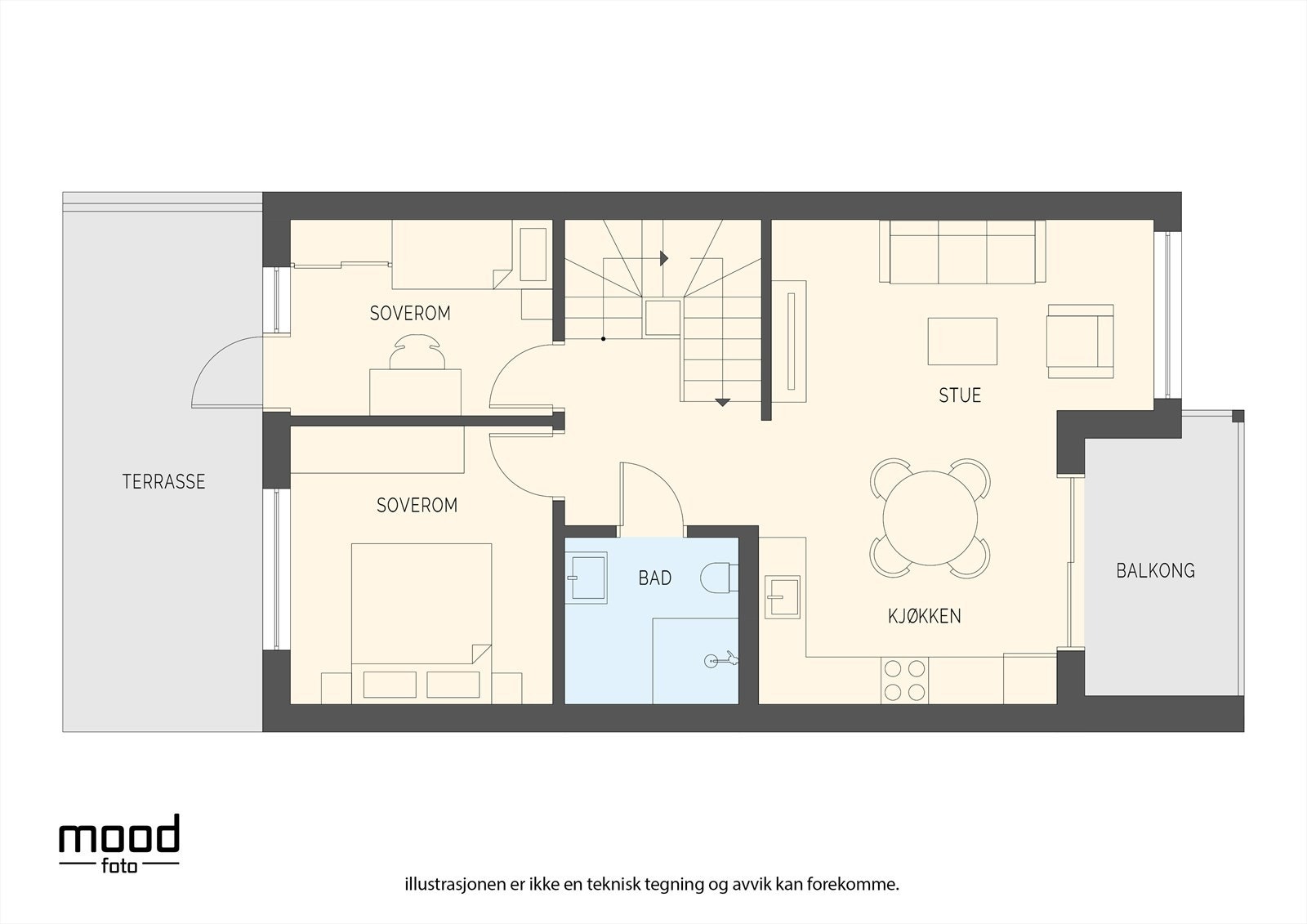 Plantegning 2. etasje Galleribilde