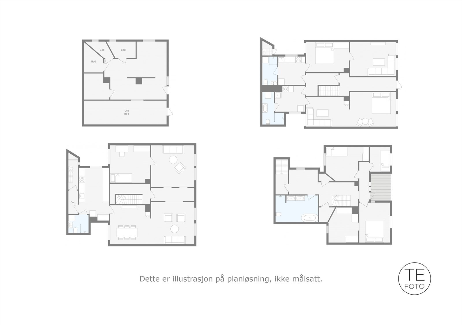 Plantegning Skuteviksveien 11. Galleribilde