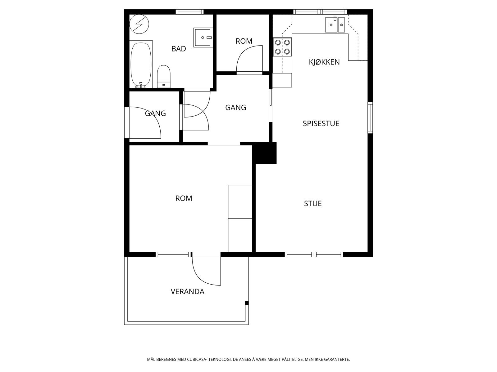 Plantegning Galleribilde