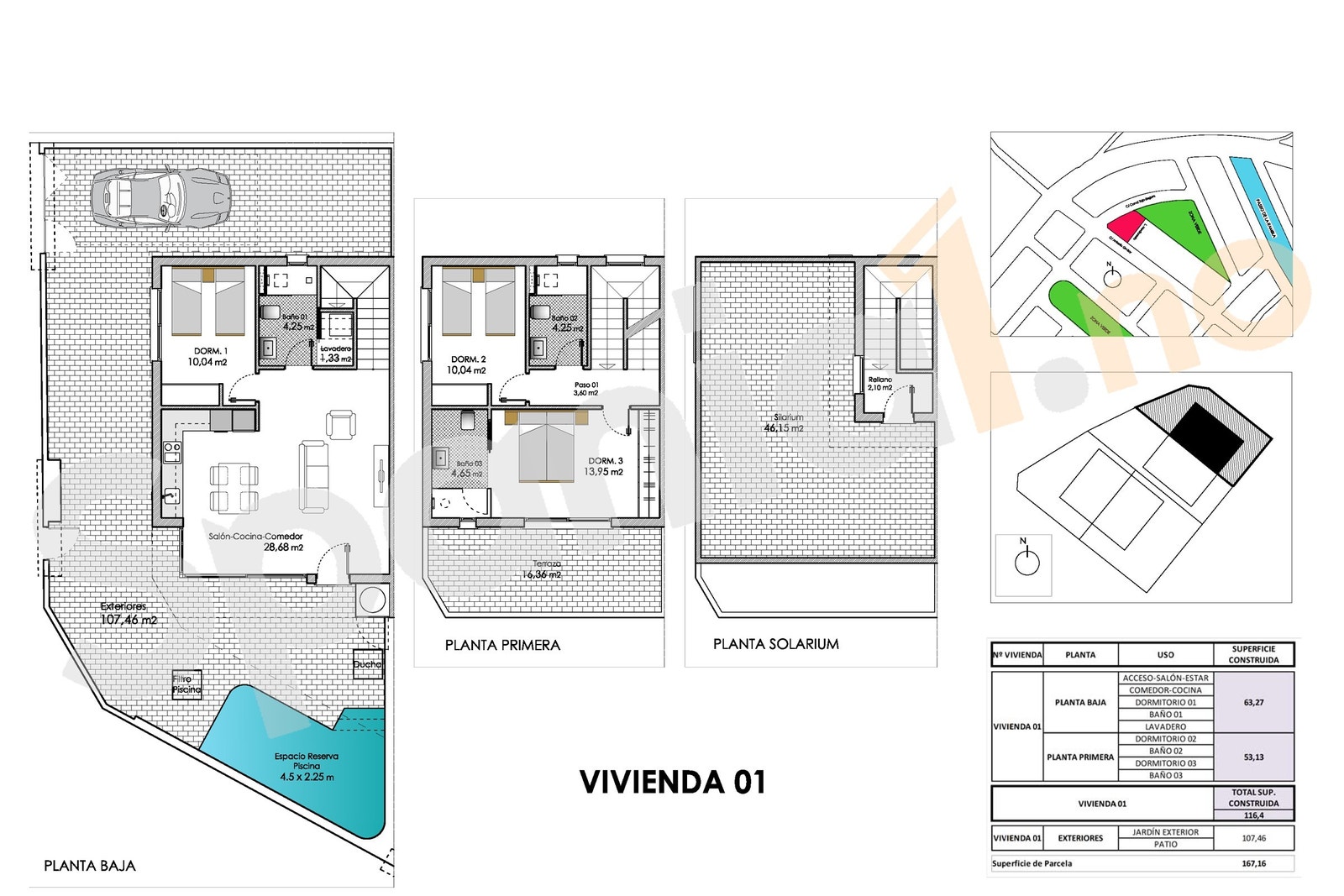 Plantegning villa nr. 1 Galleribilde