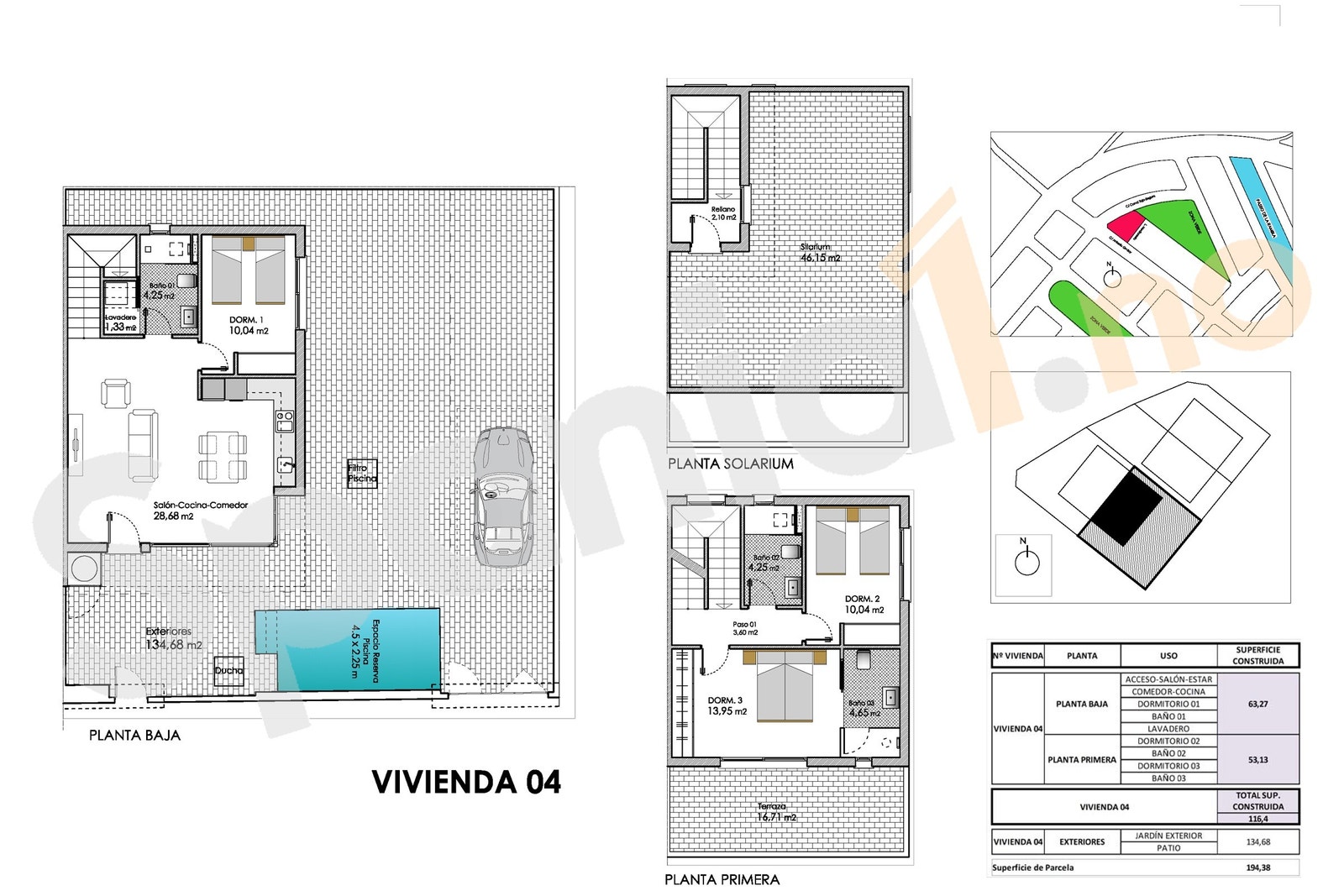 Plantegning villa nr. 4 Galleribilde
