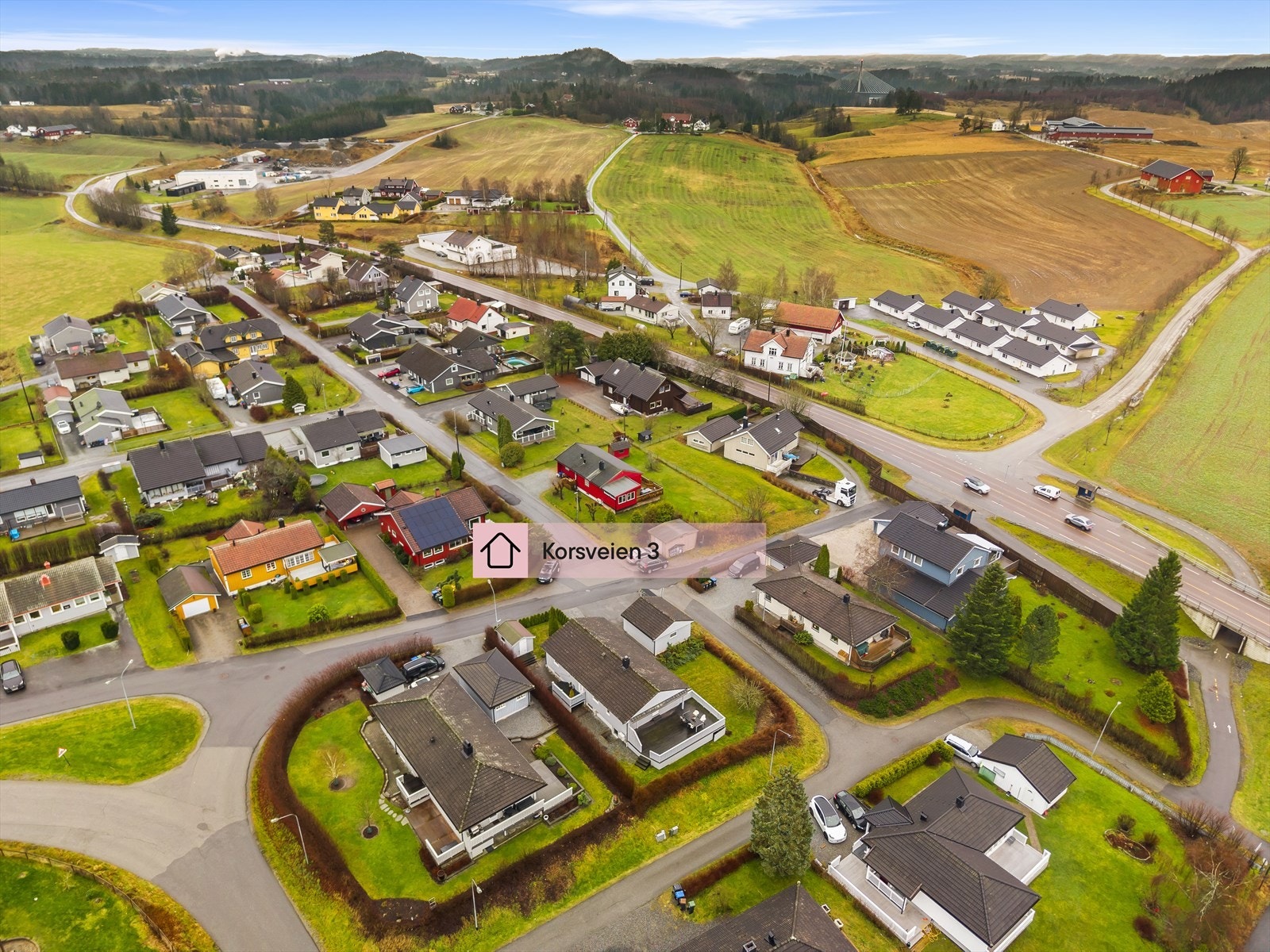 Dronefoto Galleribilde