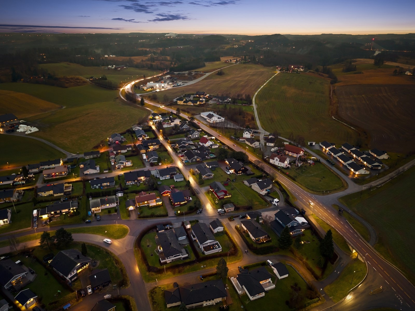 Dronefoto Galleribilde